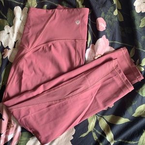 Lululemon Train Times Crop - Dusty Pink